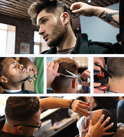 Pictures Of Students And Clients At Barbering School  - New England Hair Academy